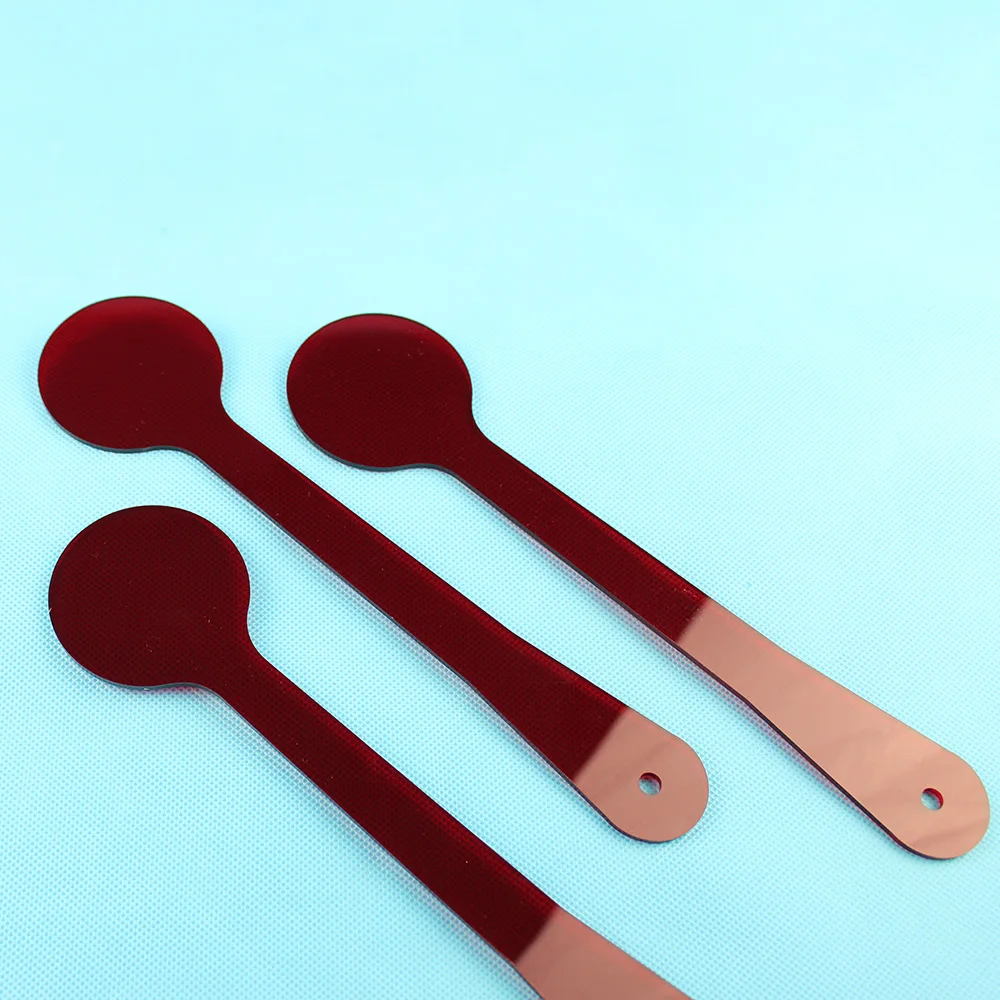 1pc Red filter lens Red occluder 24cm Long handle Eye occluder Eye test tool