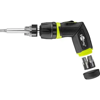 

Screwdrive with 12 heads interchangeable handle antiskid and Eje 74000