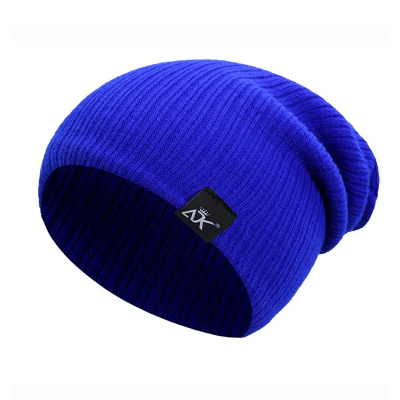 Модная Новая модная полосатая вязаная кепка карамельный Открытый Хип-хоп шерстяная шапка осенняя и зимняя шерстяная шапка