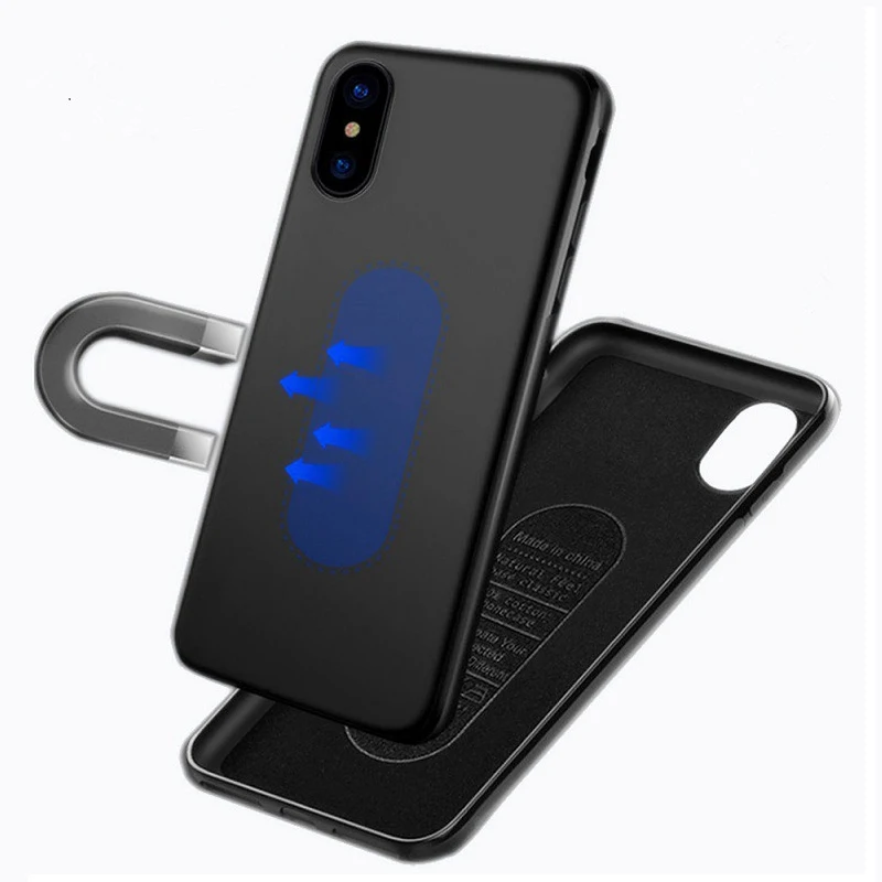 磁気車iphone 12 11プロマックスxr Xs Max X 8 7 6プラス12ミニtpuシリコーンマグネットケース金属プレート Case For Iphone Case Pluscase For Aliexpress