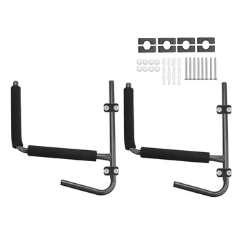 

2Pcs Kayak Rack Wall Bracket Holder Hanger Supporter Carrier Storage Wall Bracket Canoe Paddle Surfboard Accessory
