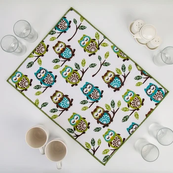 

Dish drying mat "Owls", 38 × 51 cm, microfiber