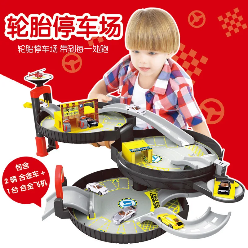 

Literature And Art W205 Alloy Engineering Wheel Assembled Camera Track Parking Lot Hand Portable Tire Toy