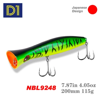 

Noeby Sinking popper fishing lures 200mm 116g 3D eyes Big Mouth High quality Tackle Artificial Bait top water wobblers NBL9248
