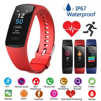 

Bluetooth Smart Watch Touch Screen Wristband Fitness Tracker For IOS Android Wearable Devices Smart Electronics Wristbands