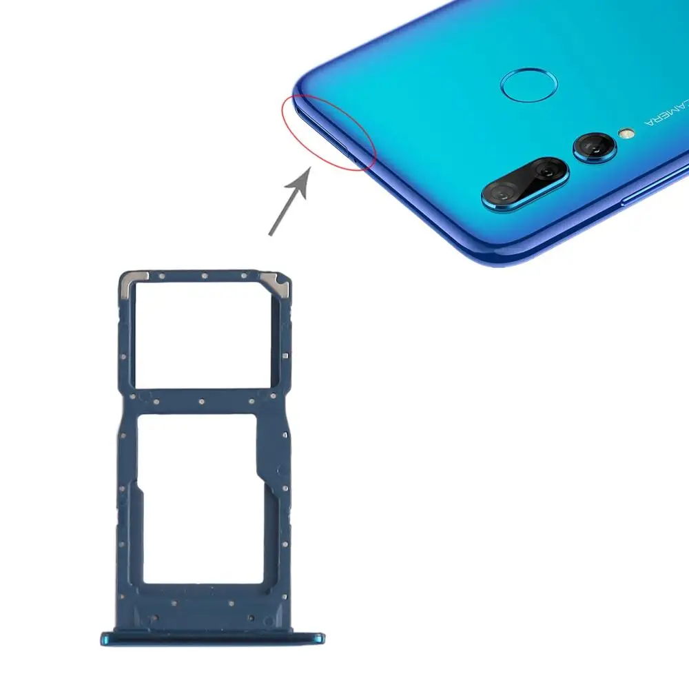 Для huawei P Smart + (2019) Одноместный/двойной лоток для sim карты микро карт SD слот