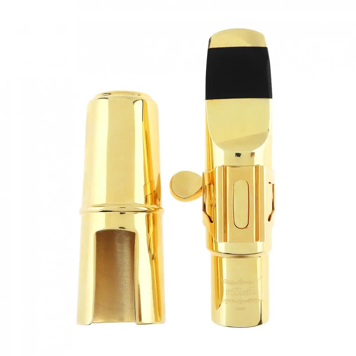 

Soprano bB Saxophone Mouthpiece Goldplated Copper Brass Sax Mouth Size 6C 7C for Classical Jazz Music Saxophone Mouthpiece