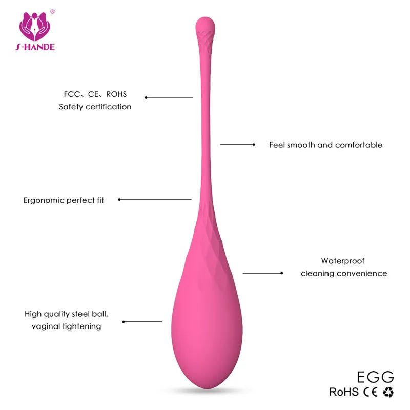 Smart Kegel Ball Vibrator Vaginal Dumbbells Kegel Ben Wa Ball Vaginal Tight Exercise Sex Products for Women 6pcs/set