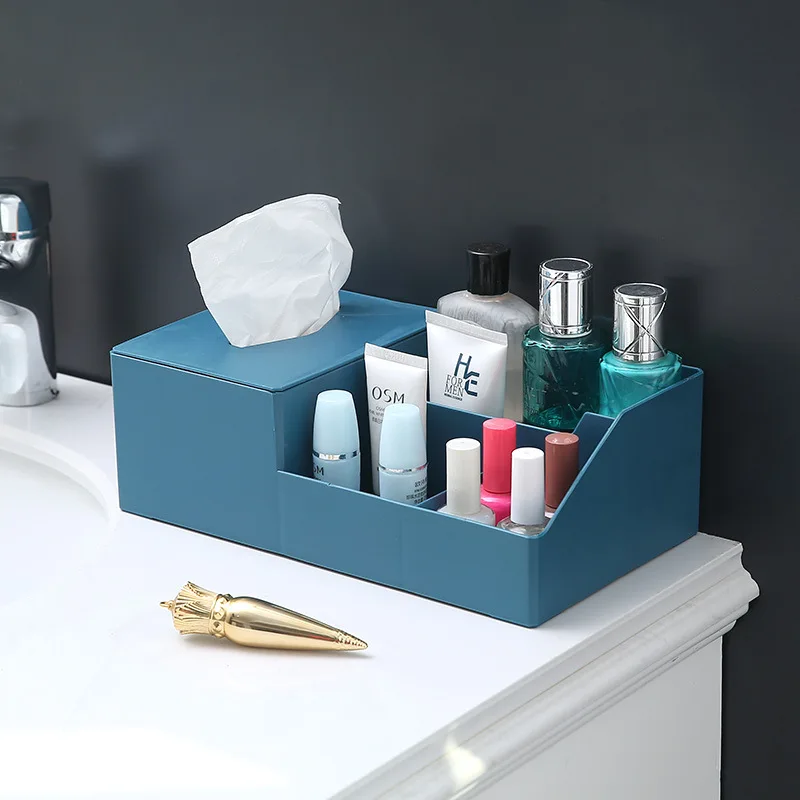 

Multi-functional Office Plastic Paper Napping Box Nordic Household Covered Paper Extraction Box Living Room TV Remote Control St