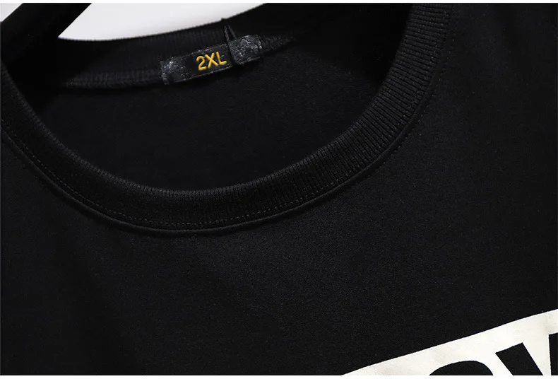 autumn winter plus size tops for women large long sleeve loose casual print letter O neck T shirt black 3XL 4XL 5XL 6XL 7XL
