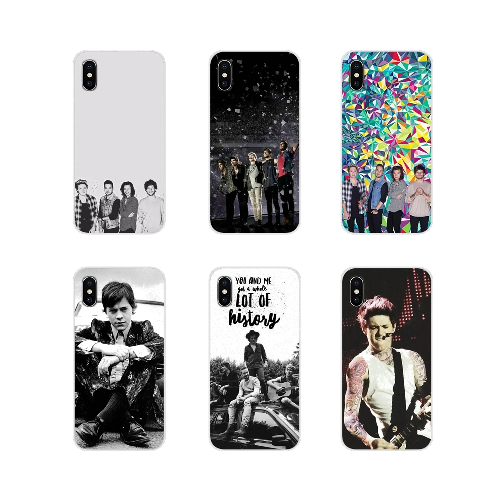 Для Xiaomi Mi4 Mi5 Mi5S Mi6 Mi A1 A2 A3 5X 6X 8 CC 9 T Lite SE Pro One Direction Bands аксессуары для мальчиков чехлы