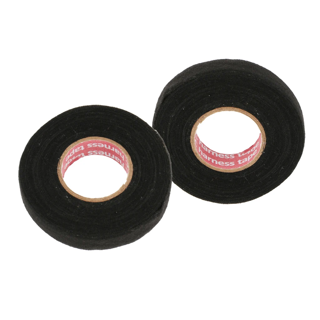 2pcs 100x8mm MultiPurpose Self Adhesive Anti Squeak Rattle Felt Wiring Cable Tape