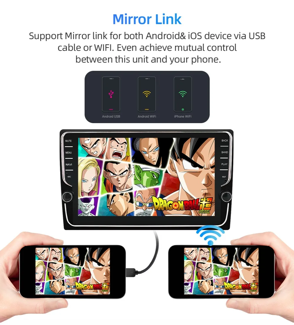 Flash Deal Bosion PX6 4G+64G 9 inch 1 DIN universal Android 9.0 Car Audio GPS Radio Video Player Stereo Auto BT Head unit with wifi usb SWC 19