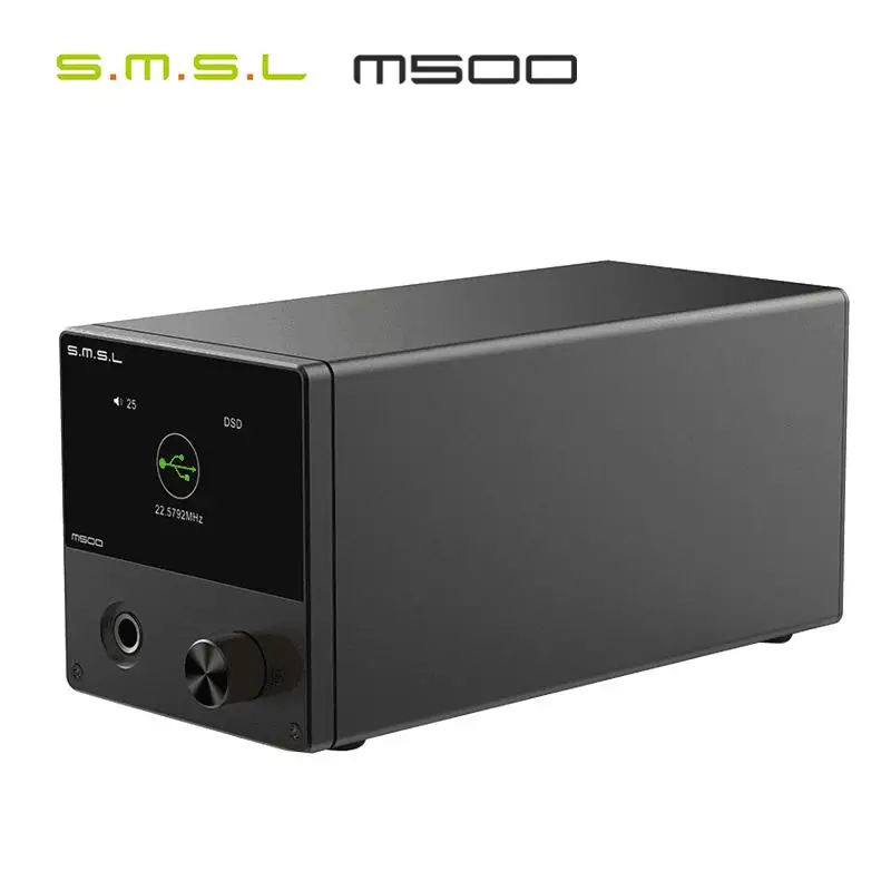 SMSL M500 ЦАП усилитель для наушников MQA ES9038PRO ES9311 XMOS XU-208 32 бит 768 кГц DSD512 Hi-Res аудио ЦАП усилитель для наушников
