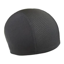 Unisex Quick Dry Helmet Motorcycle Cycling Cap Bike Riding Bicycle Windproof Elastic Hat Sports Hat Soft Skating Hat
