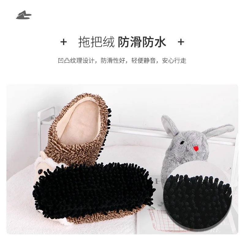 special fur slippers shoes men women winter slippers Custom slippers Home House Slippers Children indoor hedgehog