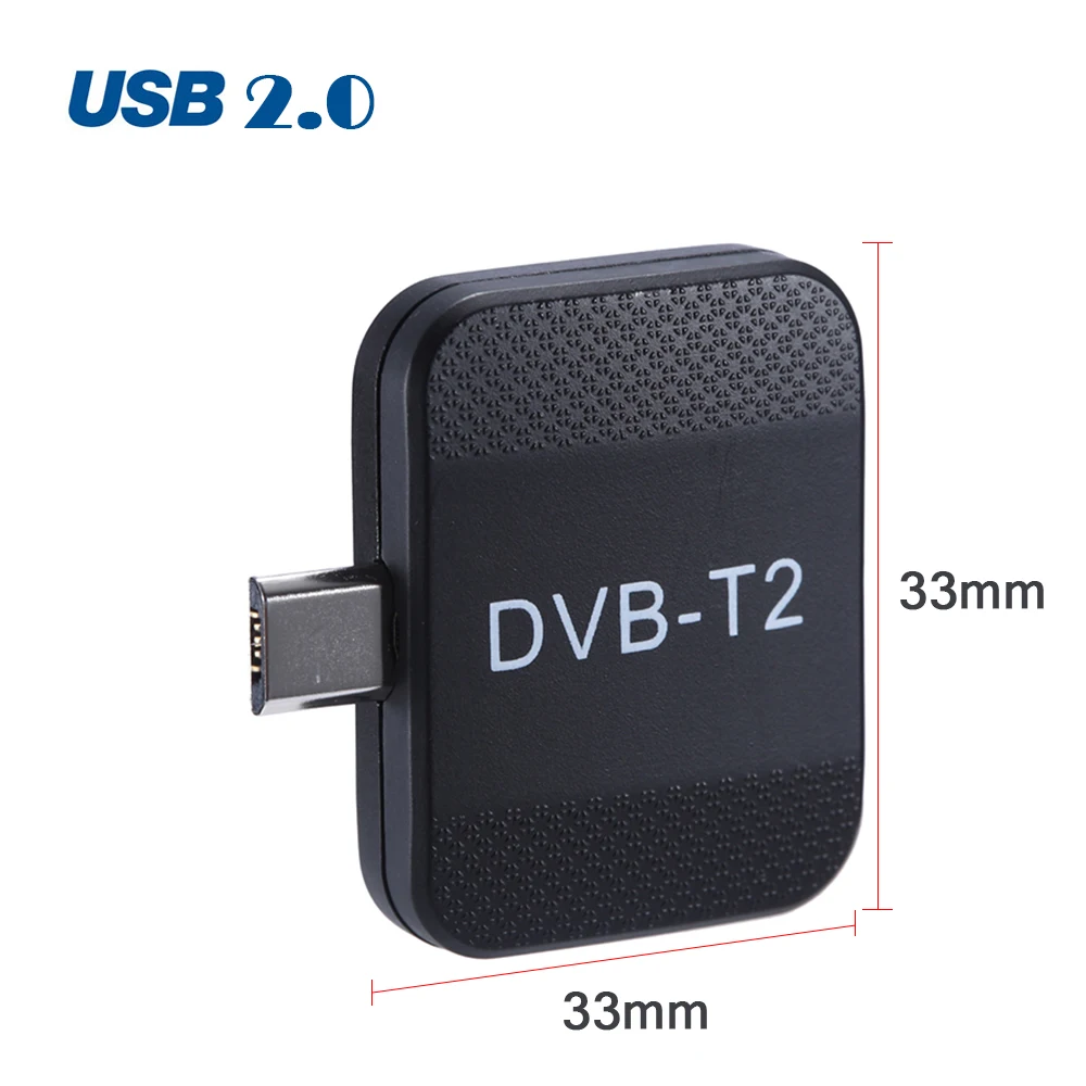 DVB-T2/DVB-T ТВ-палка цифровой ТВ-приемник TDT для Android телефона планшета HD tv Цифровое телевидение dvb T2 USB 2,0 ТВ-тюнер DVBT2
