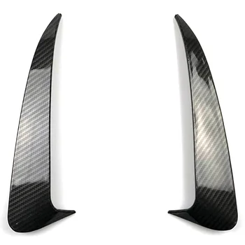 

For Benz C Class W205 C43 C63 Amg Carbon Fiber Look Rear Bumper Air Vent Cover 2014-2019 2Pcs