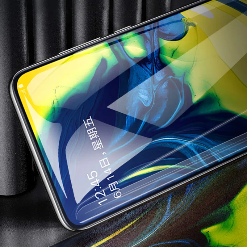 Закаленное стекло 9D для Samsung Galaxy A50 A70 A80 A90 A20 A30 A10 A60 A40 Защита экрана A8 A7 A9