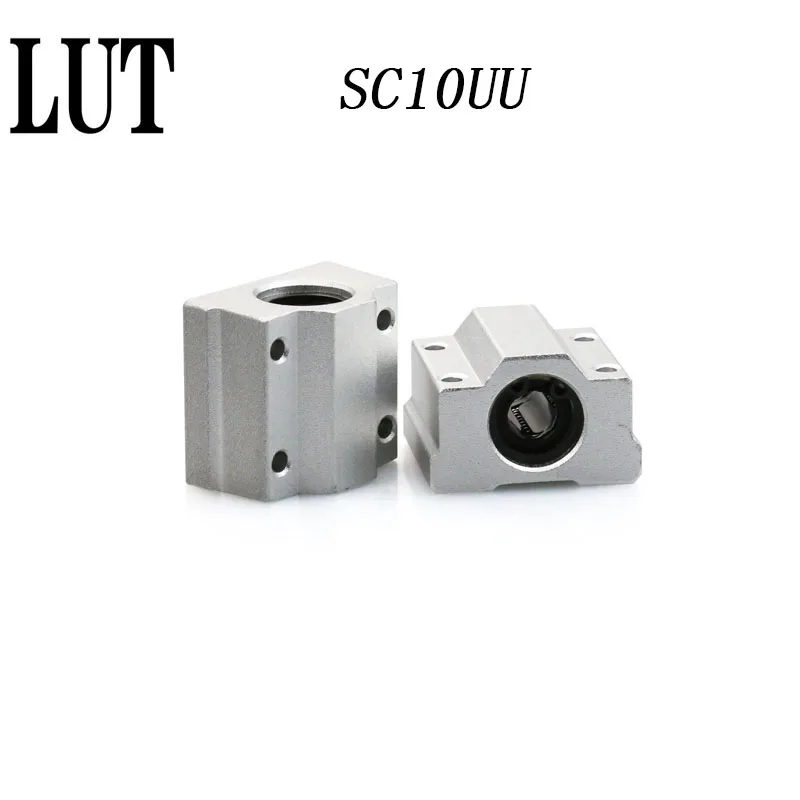 High quality 4pcs SC10UU SCS10UU Linear motion ball bearings slide block bushing for 10mm CNC Router Free Shipping