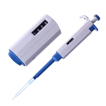 

Newest Pipettor Single Channel Adjustable Volume Micro Pipettes Lab Transfer Pipettes Visible