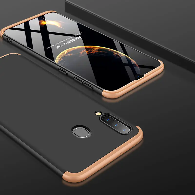 

For Samsung Galaxy M40 M30S M30 Case 360 Degree Full Cover Shockproof Matte Phone Case for Samsung M10 M20 M30 + Glass Protector