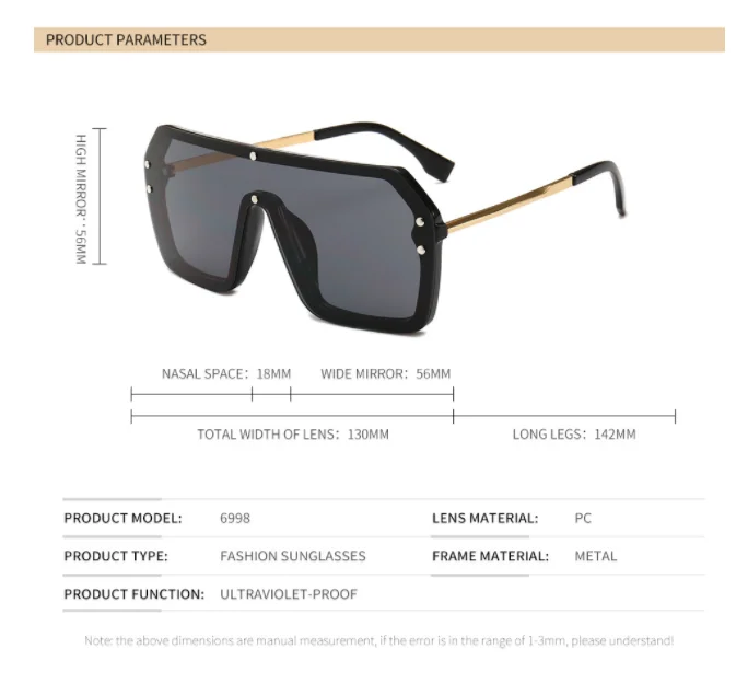 Солнечные очки кошачий глаз для мужчин и женщин прямоугольной формы