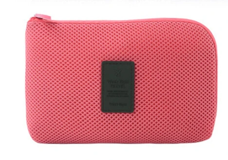 watermelon red Системный комплект чехол цифровое устройство устройства USB кабель для наушников упаковка для ручки органайзеры вставная сумка переносная дорожная сумка - Цвет: watermelon red