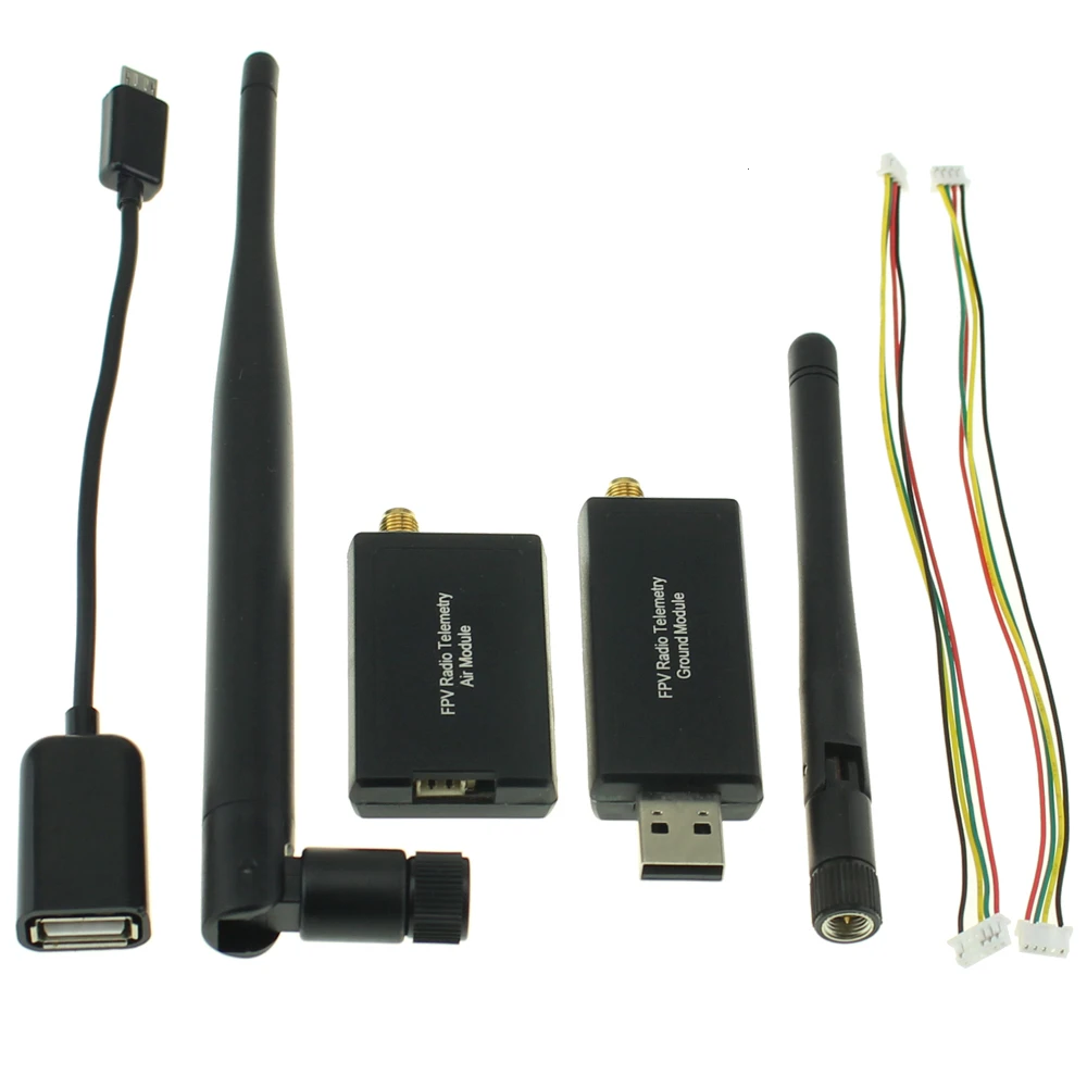 3DR Radio Telemetry 100MW 500MW 1000MW 915Mhz 433Mhz Air and Ground Data Transmit Module For APM 2.6 2.8 Pixhawk Flight Control