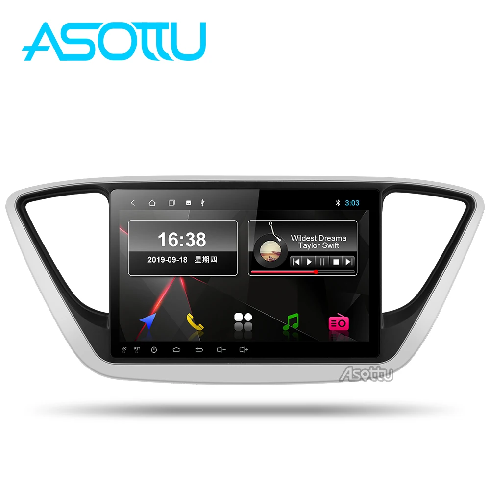 Asottu C17YN9060 PX30 9,0 автомобильный DVD gps плеер для hyundai Verna автомобильный ПК головное устройство Автомобильный Радио Видео плеер навигация gps dvd
