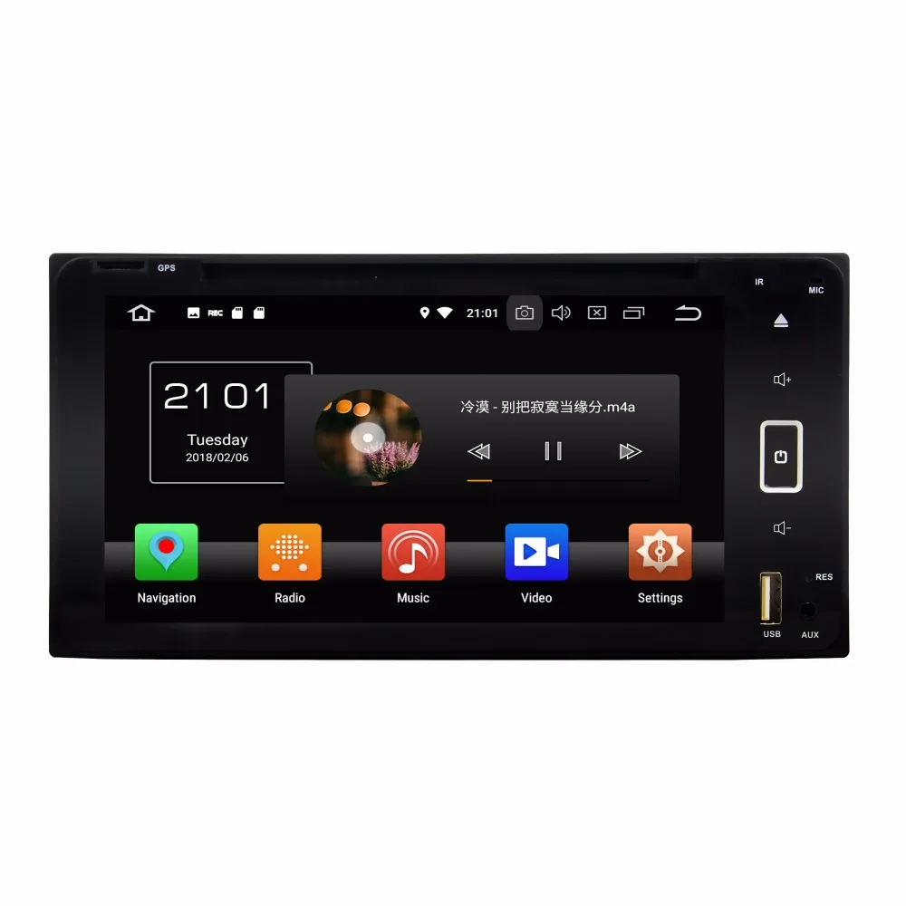 KLYDE 6.95\ 2 Din Android 9.0 Car Multimedia Player For Toyota RAV4 Corolla Hilux 2006-2010 Car DVD Player 8 Core Radio Stereo