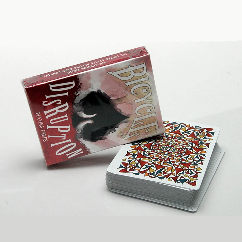 

1 deck Bicycle Cards Disruption Playing Cards Regular Bicycle Deck Rider Back Card Magic Trick Magic Props