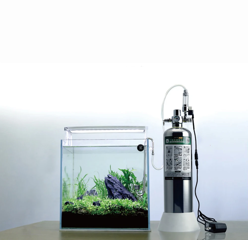 

Aquarium aquatic plant carbon dioxide generator Aluminum alloy DIY carbon dioxide cylinder 2.3L Y
