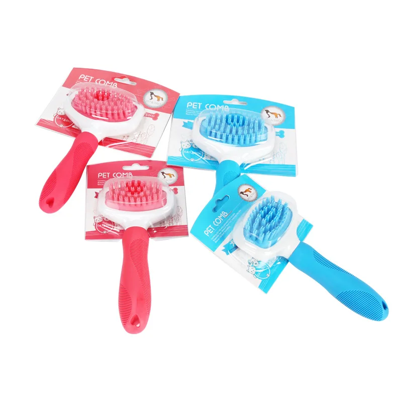 Free Shipping Pet Dog Cat Products Airbag Message Clean Beauty Bath Comb Brush Goods