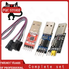 3 pçs/lote = 1PCS PL2303HX + 1PCS CP2102 + 1PCS CH340G USB PARA TTL para arduino PL2303 CP2102 5PIN Módulo USB para UART TTL