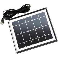 5,5 Вт солнечное зарядное устройство для мобильных телефонов + Usb выход + моно солнечная панель солнечная батарея зарядное устройство