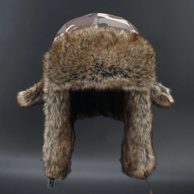 Bomber Hat Men Tactical Camo Trapper 