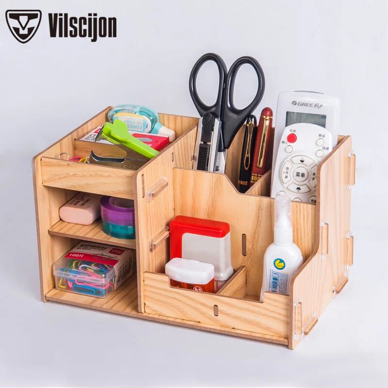 

Paper Storage School Desk Accessories Trays Desk Organizer Tray Desktop Magazine Holder Book Display Stand Vilscijon D2068