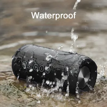 

IPX6 Outdoor Bluetooth Speaker Waterproof Portable Wireless Mini Column Box Speaker Support for TF card FM Stereo Hi-Fi Boxes