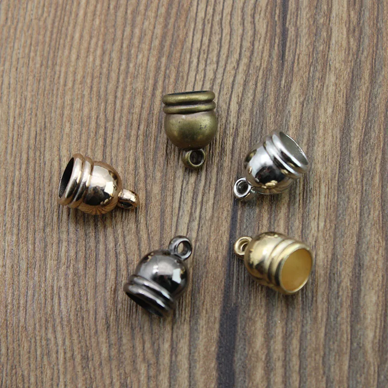 50pcs75mmHoleNecklaceEndTipTasselCapsBeadsCapEndCapFor