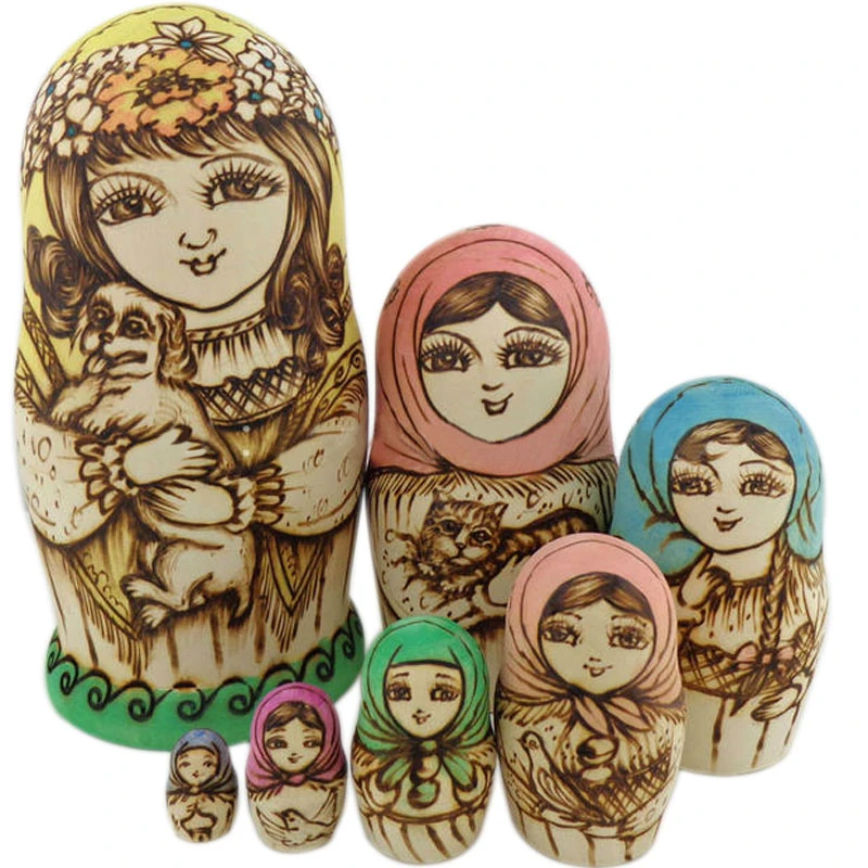 authentic matryoshka dolls