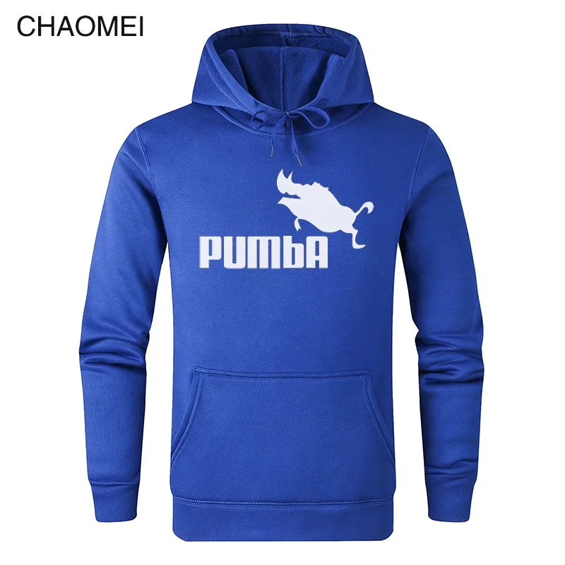 Забавные толстовки Homme Pumba Толстовка для мужчин и женщин пуловер с длинными рукавами крутой печати модные уличные толстовки C91