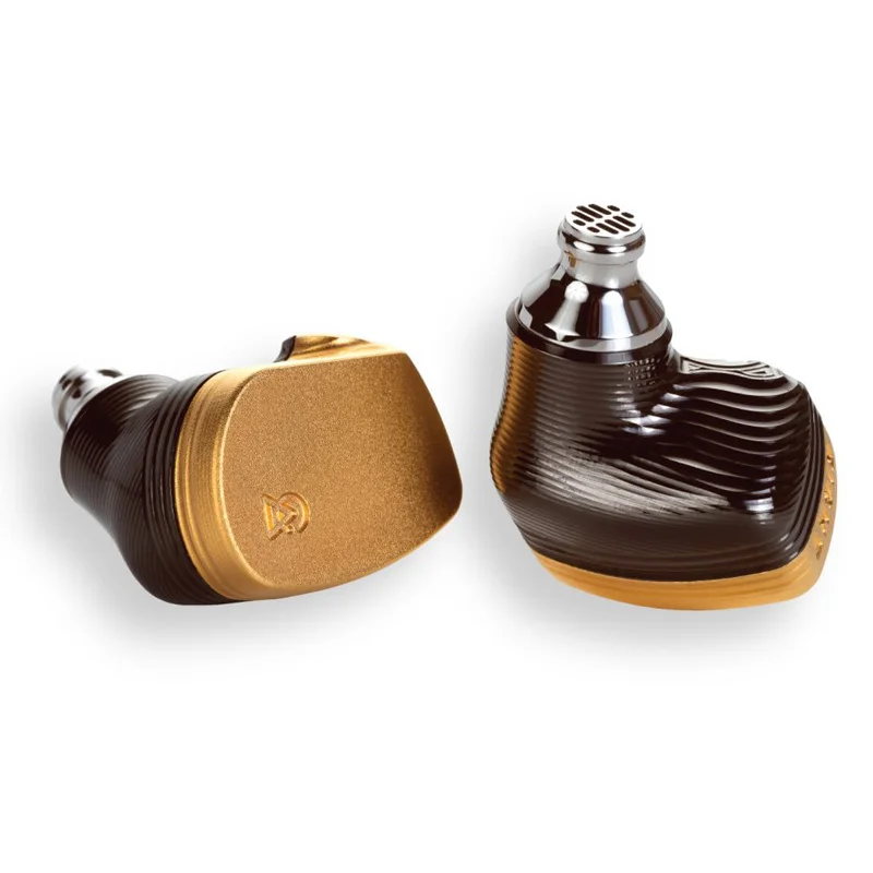 

ALO Audio Solaris HiFi In-Ear Earphone 1 Dynamic 3 Balanced Armature Hybrid 8 drivers Metal Earplugs Sun God Headset