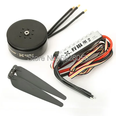 Hobbywing Combo XRotor 6215 G2 180KV 2388 V2 Propeller 80A HV FOC ESC RTF CCW/CW мощная сельскохозяйственная система