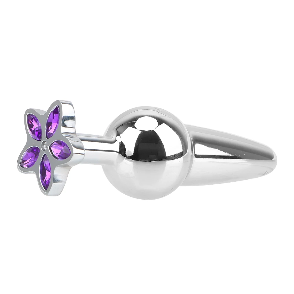 Metall Analplug Mit Kleeblatt Für Anal Stimulation Und Massage_voghion.com