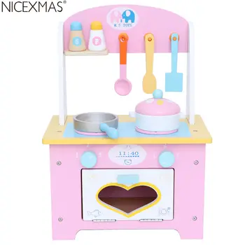 

Wooden Kids Kitchen Toys set Pretend Play Children Play Toy Set Cooking Tools Kit Girls Birthday Christmas Gifts