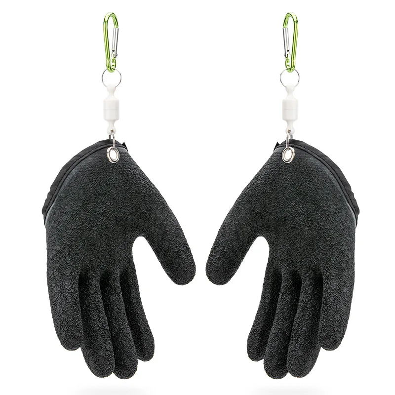 

1Pc Anti Skid Latex Glove Men Fishing Catching Professional Puncture-proof High Quality Glove With Strong Magnetic Buckle