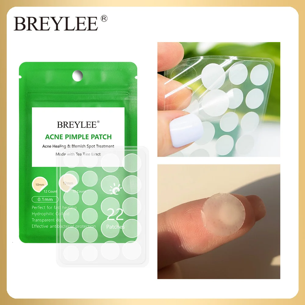 BREYLEE акне прыщи патч для лечения прыщей наклейки маска лица средство снятия крема