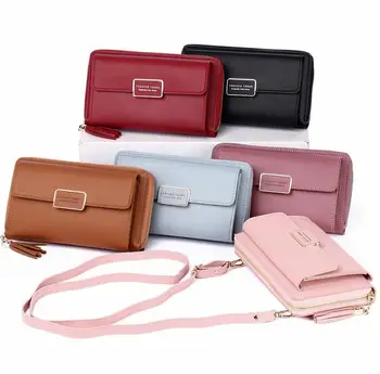 

Popular one shoulder messenger bag, tassel, large capacity zipper, mobile phone bag, multi-function buckle, handbag trend