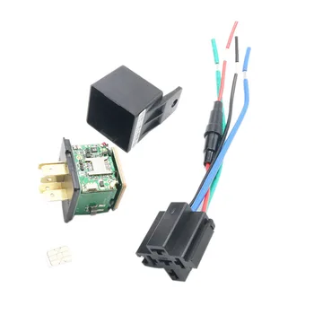 

Car Tracking Relay Gps Tracker Device Gsm Locator Remote Control Anti-Theft Monitoring Cut Off Oil Power System App